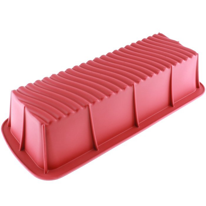Freshware CB-105RD 12-Cavity Petite Silicone Mold for Soap, Bread, Loaf, Muffin, Brownie, Cornbread, Cheesecake... N4