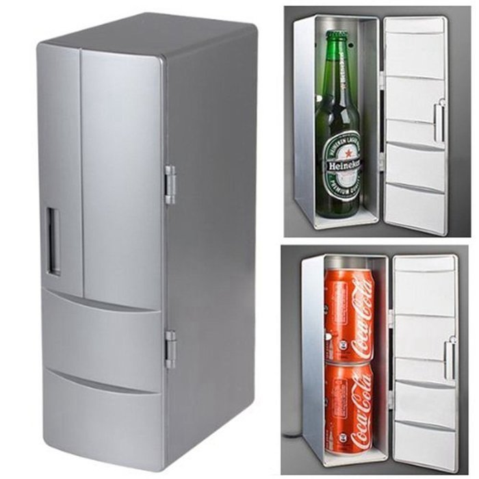 CECLE Mini USB Powered Fridge Cooler & Warmer For Beverage Drinks Beer