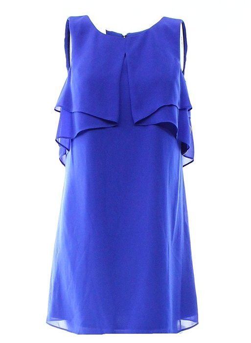 Jessica Simpson Sleeveless Popover Chiffon Shift