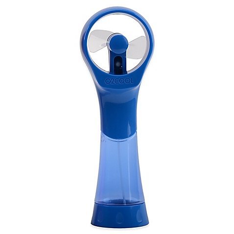 O2 COOL Reverse Trigger Misting Fan in Teal (Dark Blue)