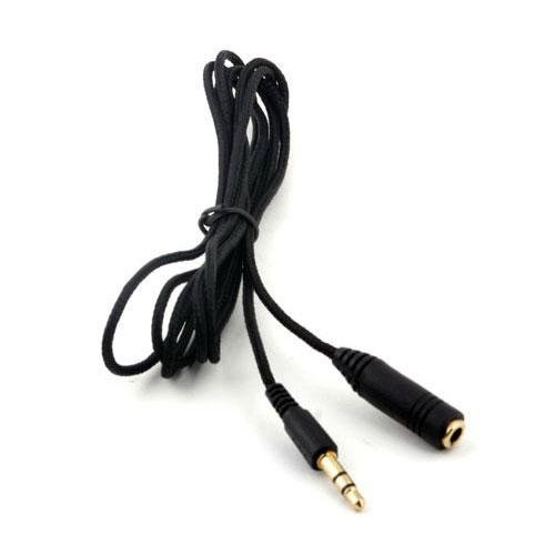 1.5m 5ft Stereo Headphone Extension Cord 3.5mm Male to 3.5mm Female Cable N2 free image download