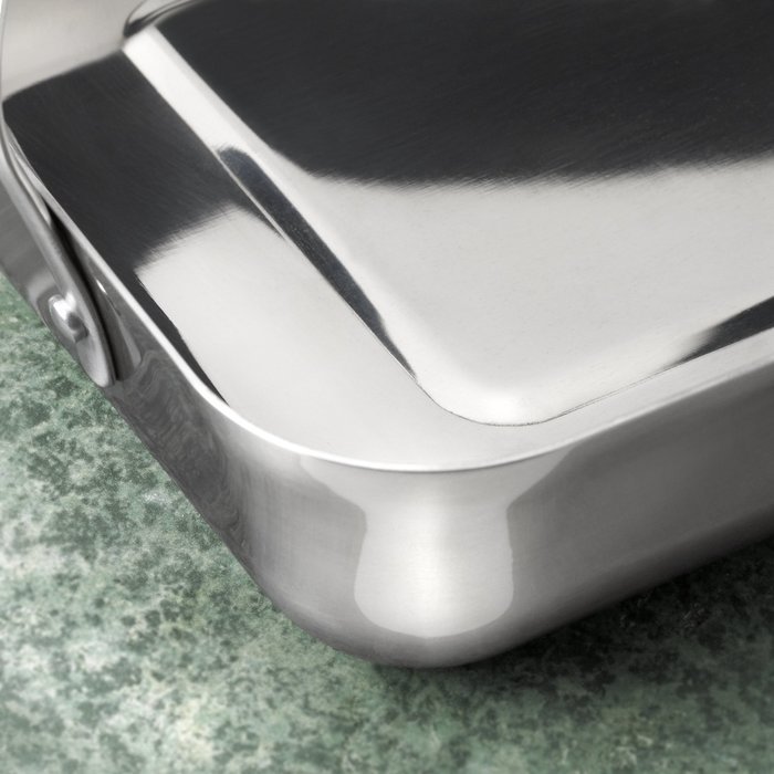 Calphalon Contemporary 16-Inch Stainless Steel Roasting Pan with Rack N8