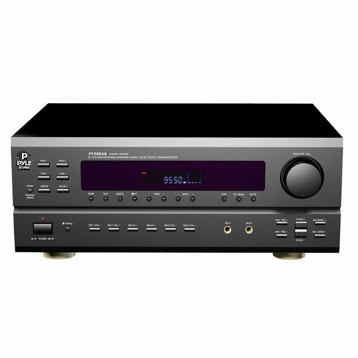 Pyle Stereo Receiver Package with Waterproof Speakers for your Studio, Bar, Concert, Performance, Home, etc. -...