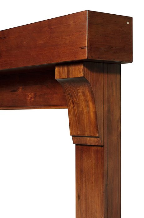 Pearl Mantels 196-48 Cumberland Fireplace Mantel, Unfinished with 48-inch Interior Opening N6