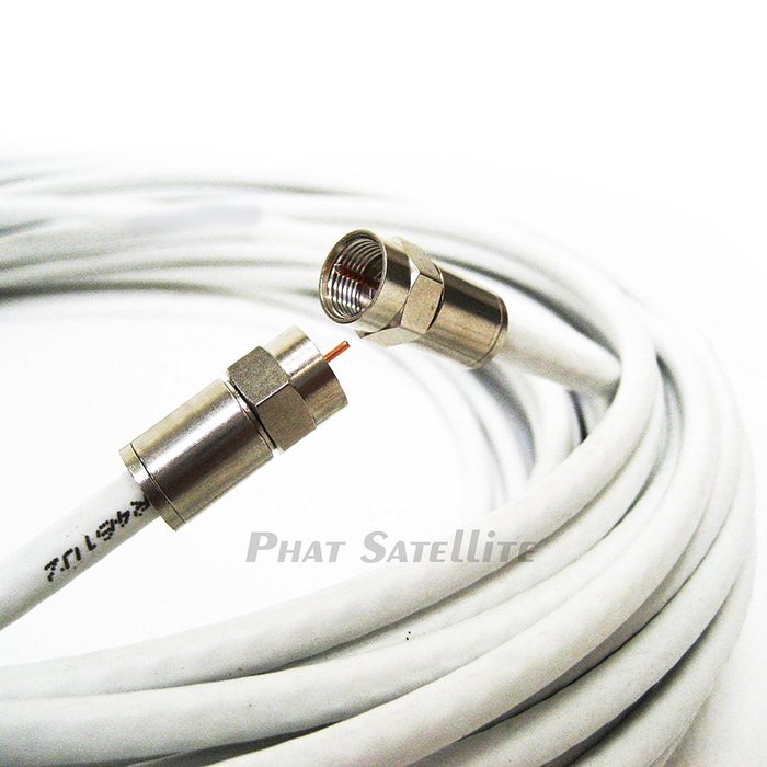 75ft RG6 Coaxial Cable *MADE IN USA* Shielded UL ETL CATV rated RoHS 75 Ohm 3Ghz RG-6 Digital SATELLITE CABLE...