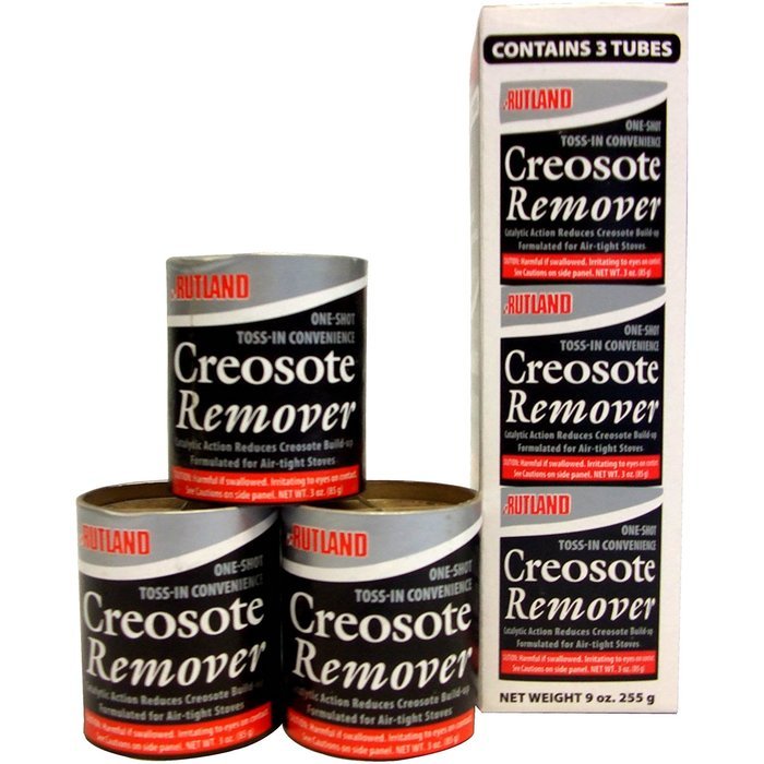 Rutland Toss-In Creosote Remover for Air-Tight Stoves, 3-Ounce Canister