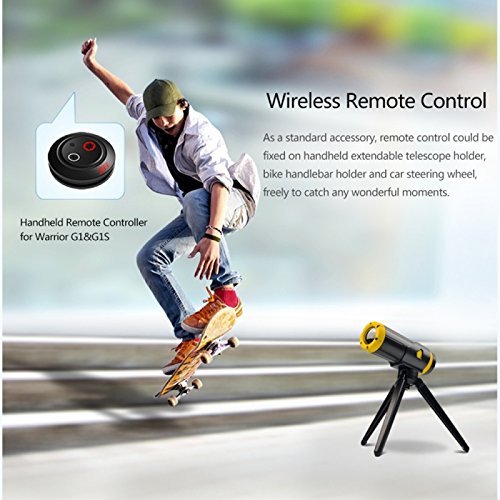 XM Warrior G1 OV4689 1080P 165 Degrees Wide Angle WiFi Sport 3ATM Waterproof Action Camera with Wireless Remote... N6