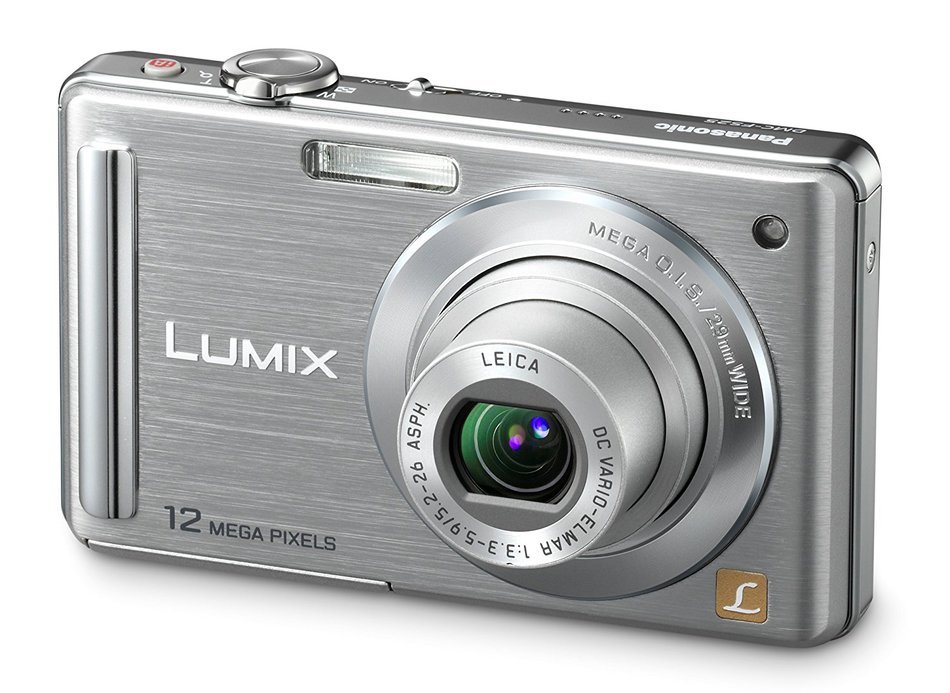 Panasonic Lumix DMC-FS25 12MP Digital Camera with 5x MEGA Optical Image Stabilized Zoom and 3 inch LCD (Silver) N2