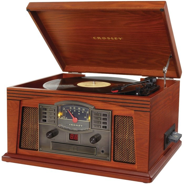 Crosley CR42C-PA Lancaster Musician Entertainment Center (Paprika) N2