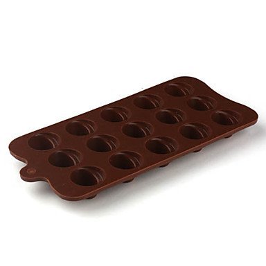 Y&XL&H Silicone Circular Hole Comma Shaped Sugarcraft Mold for Candy/Cookie/Jelly/Chocolate N2