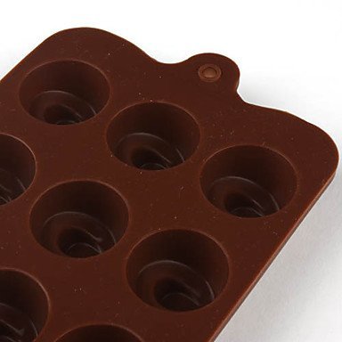 Y&XL&H Silicone Circular Hole Comma Shaped Sugarcraft Mold for Candy/Cookie/Jelly/Chocolate N3