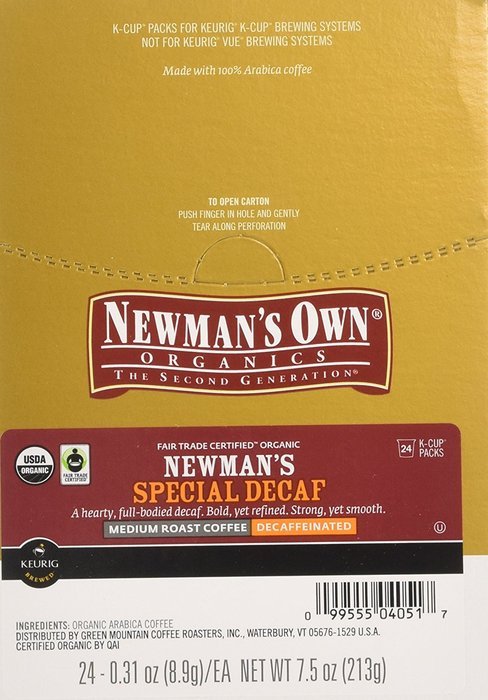Green Mountain Coffee Newman's Special Blend, Medium Roast, K-Cup Portion Pack for Keurig K-Cup Brewers, 24-Count N13