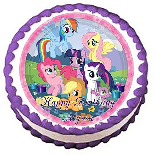 My Little Pony Edible Frosting Sheet Cake Topper - 7.5" Round