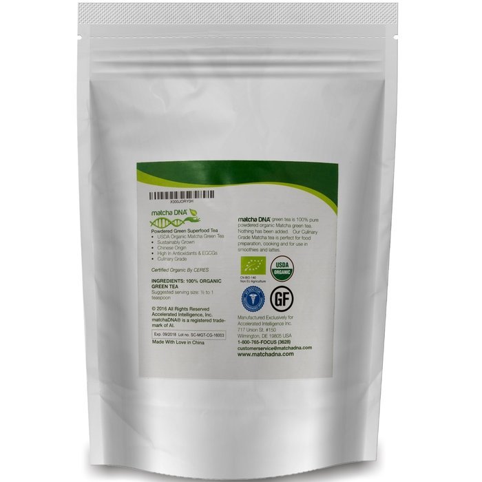 MatchaDNA Organic Culinary Matcha Green Tea Powder 16 oz N10