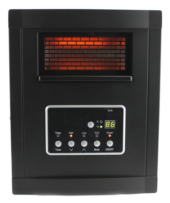 Electric Heater For 800 Square Feet LifeSmart LifePro LS-1002HH 1,200 Sq Ft Infrared Quartz Electric