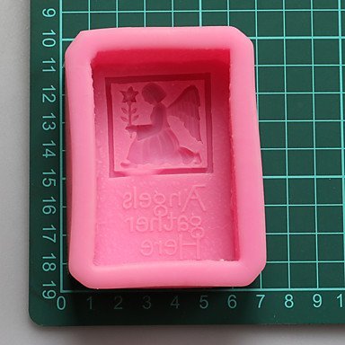 Y&XL&H Angel And Flower Chocolate Silicone Molds,Cake Molds,Soap Molds,Decoration Tools Bakeware N4