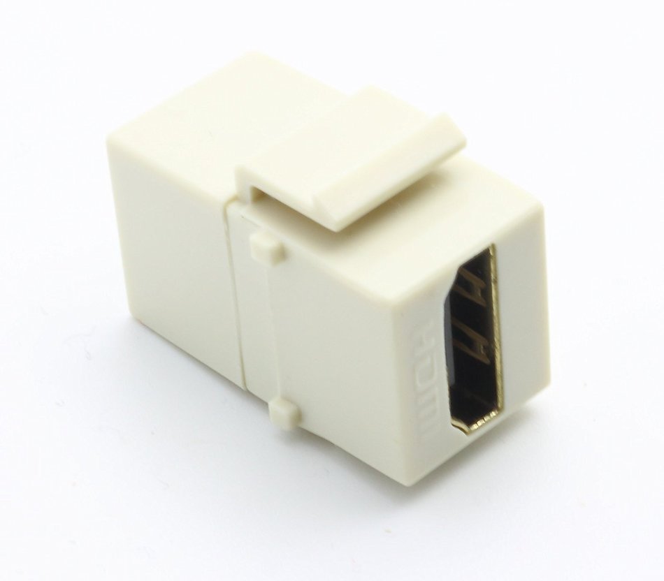RiteAV HDMI 2.0 Black Keystone Adapter Coupler Female to Female