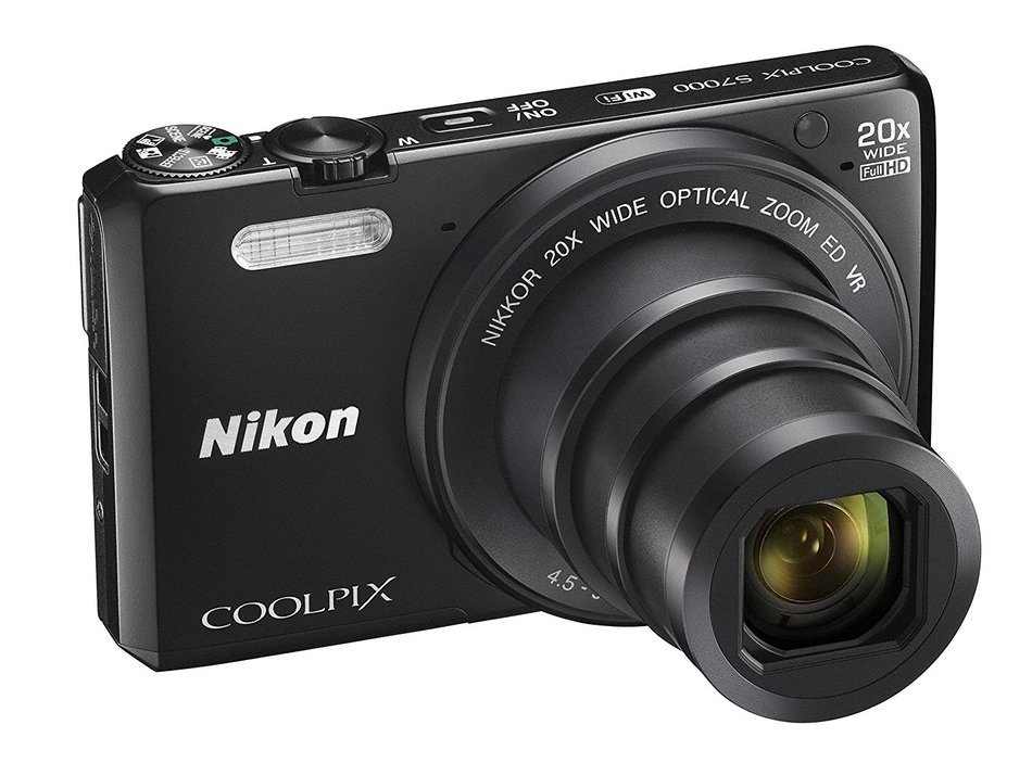 Nikon COOLPIX S7000 Digital Camera (Black) - International Version (No Warranty) N5