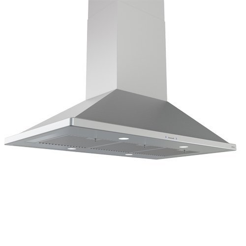Zephyr ZSL-E42AS 1200 CFM 42 Inch Wide Europa Pro Island Range Hood with Touch C, Stainless Steel