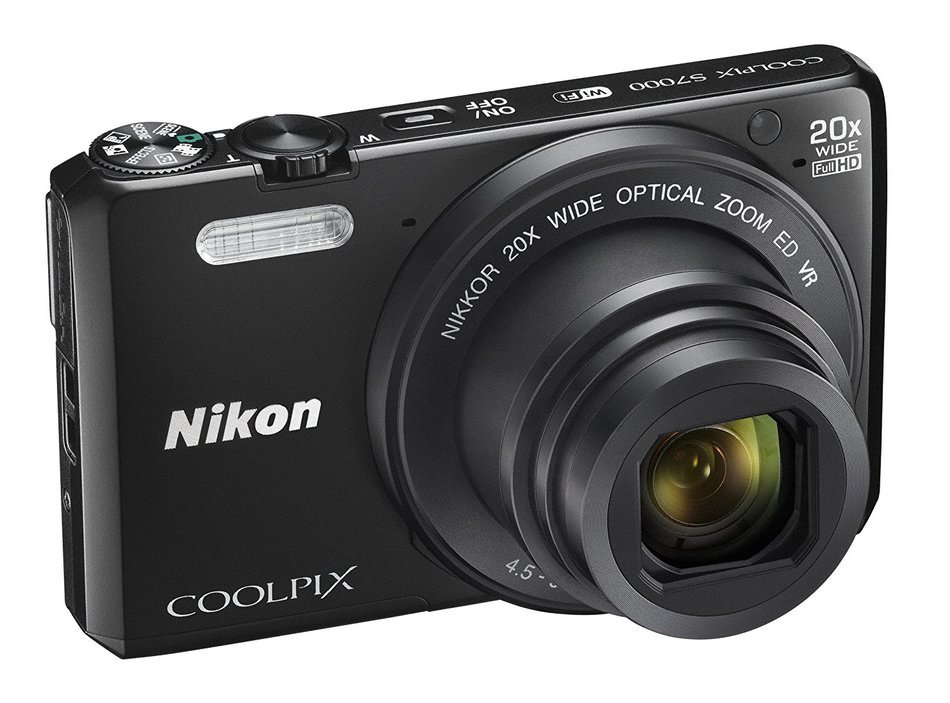 Nikon COOLPIX S7000 Digital Camera (Black) - International Version (No Warranty) N6