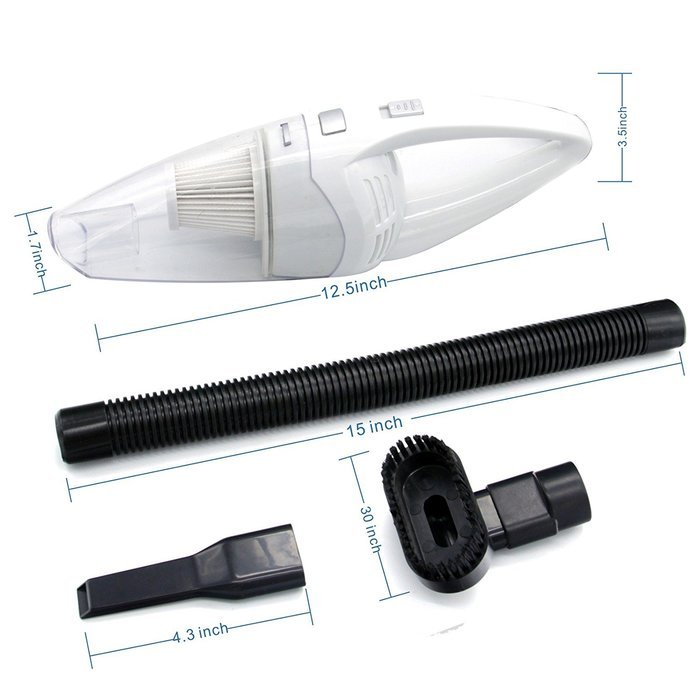 Car Vacuum Cleaner 120W, Warmoor 12V 3000PA Suction Portable Handheld Wet & Dry Auto Vac, 16.4FT(5M)Power Cord... N9
