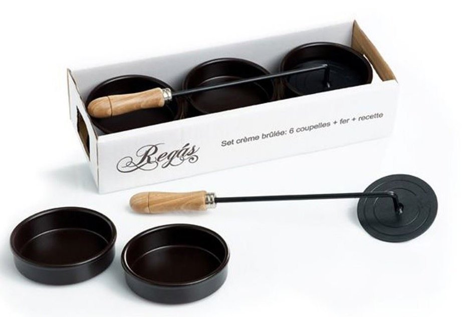 Regas Creme Brulee Ramekin Set of 6 in Black