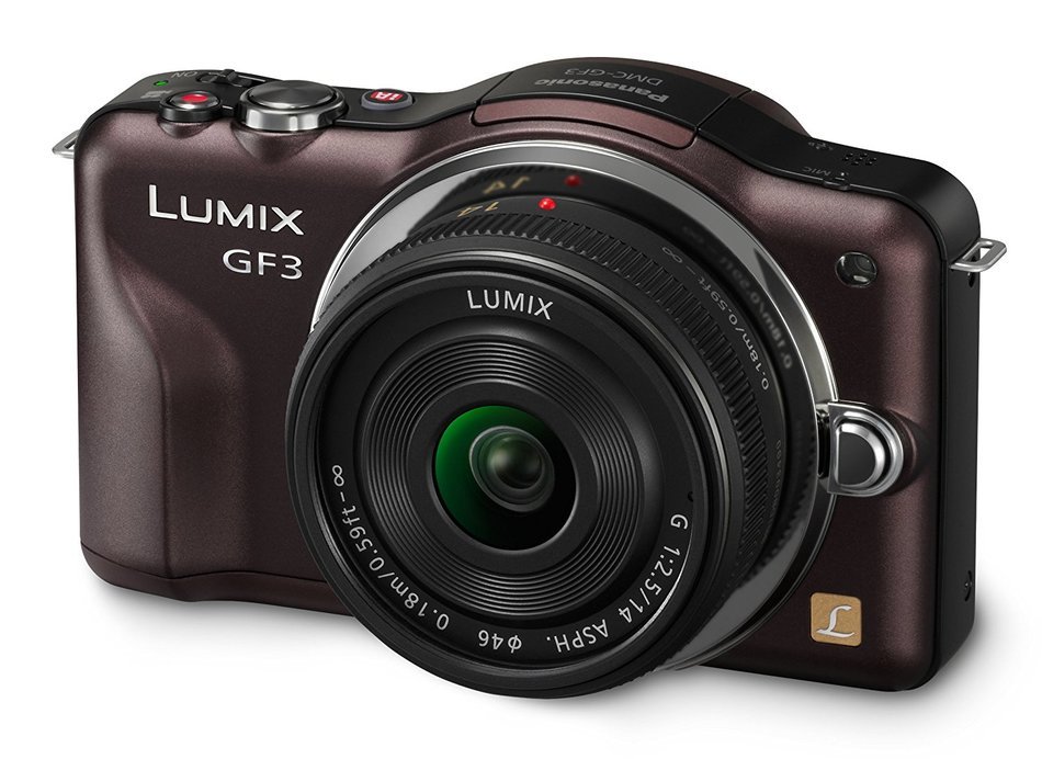 Panasonic Lumix DMC-GF3CK Kit 12.1 MP Digital Camera with 14mm Pancake Lens