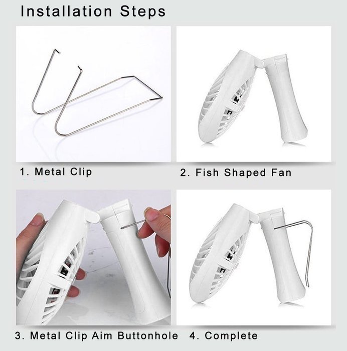 Niceshop Handfan Rechargeable Fans Portable Battery Fan USB Mini Foldable Personal Cooling with Umbrella Hanging... N27