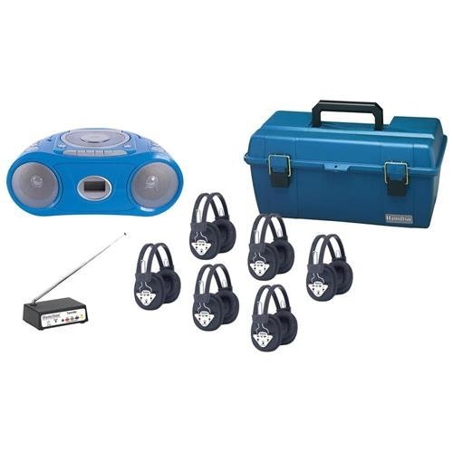 HMLLCPCD385906 - Hamilton Buhl Val-U-Pack Wireless CD Listening Center, 6 station