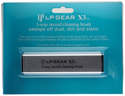 LP GEAR X3 Record Cleaning and Anti-static Brush N2