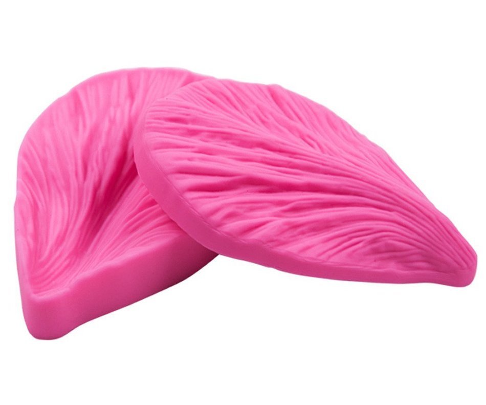 FOUR-C Decorating Tools Leaf Veiner Fondant Molds Cupcake Topper Color Pink