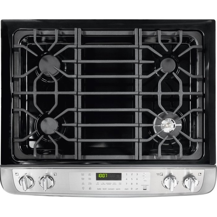 Frigidaire FPDS3085PF Professional FPDS3085PF Dual-Fuel 4.6 Cu. Ft. Stainless Slide-In Range