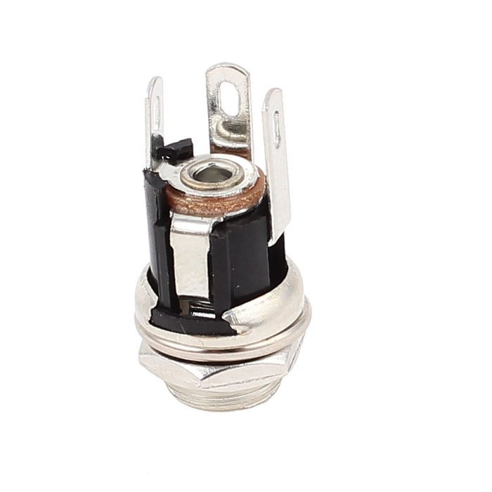 uxcell 5Pcs 5.5mmx2.1mm DC Power Jack Socket Female Panel Mounting Connector N2