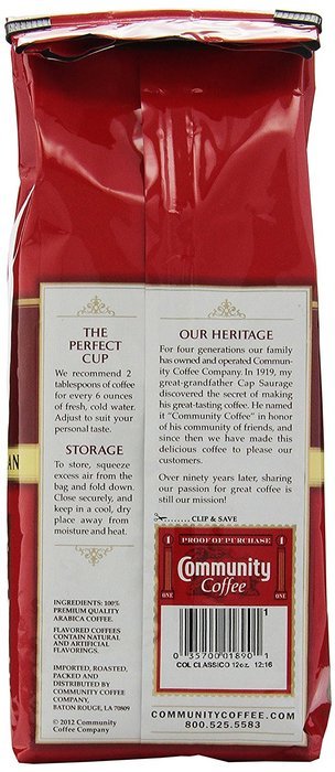 Community Coffee Whole Bean Coffee, Signature Dark Roast, 12 oz., 3 Count N11