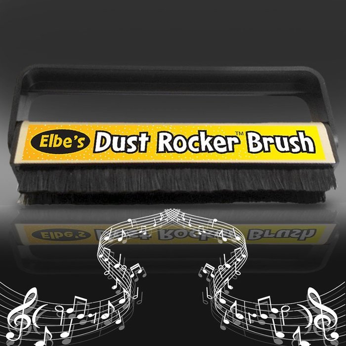 Elbe&rsquo;s LP Carbon Fiber Vinyl Record Cleaner Anti-Static Reusable Brush- Easy to Use- For New or Rare Album Collections... N7
