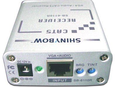 Shinybow VGA/AUDIO Receiver, A/V Amplifiers/Extenders/Converters, Electronics and Computers