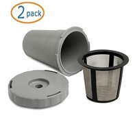 Reusable Coffee Filter, Simtyso&reg; (2 Pack) Keurig My K-Cup Replacement Coffee Filter Set fits B30 B40 B50 B60 B70...