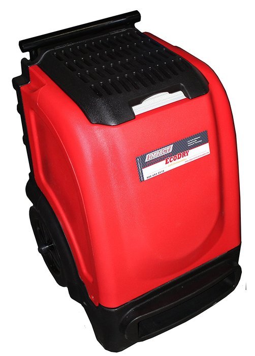 EcoDry Red Commercial Dehumidifier 110 Pint LGR by Impact Restoration Supply N3