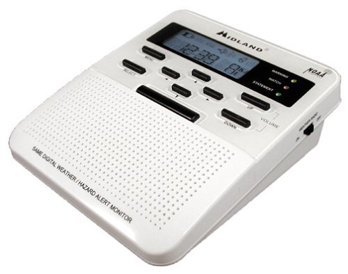 Midland WR-100C Weather / All Hazards / Civil Emergency Alert Monitor with S.A.M.E. (Discontinued by Manufacturer)