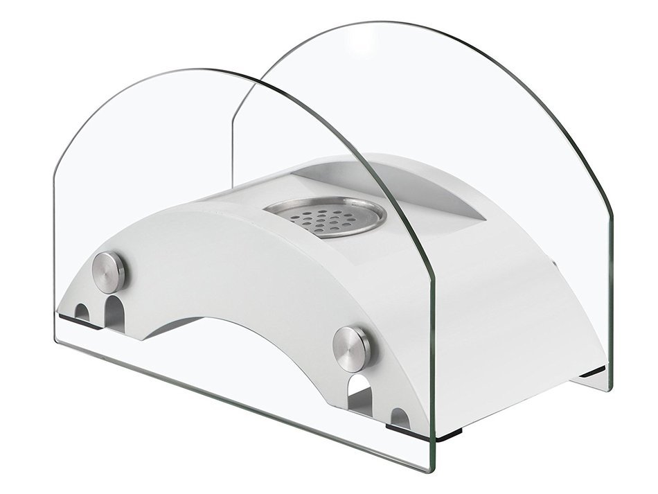 Ignis Portable Tabletop Ventless Bio Ethanol Fireplace - Harbor (White) N17