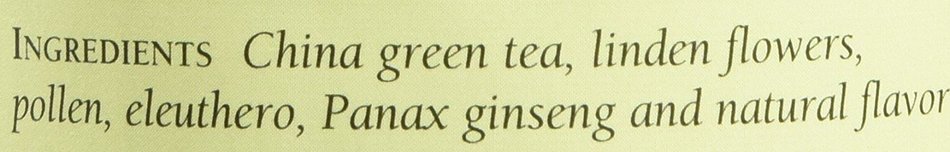 The Republic Of Tea Honey Ginseng Green Tea, 50 Tea Bags, Relaxing Chinese Green Tea Gourmet Blend N6