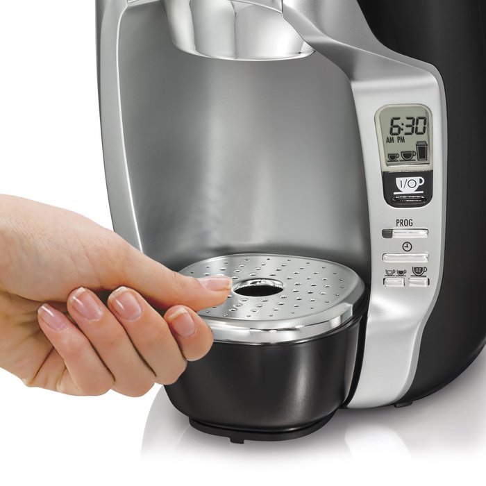 Hamilton Beach 49996 FlexBrew Programmable Single-Serve Coffeemaker, Black N4
