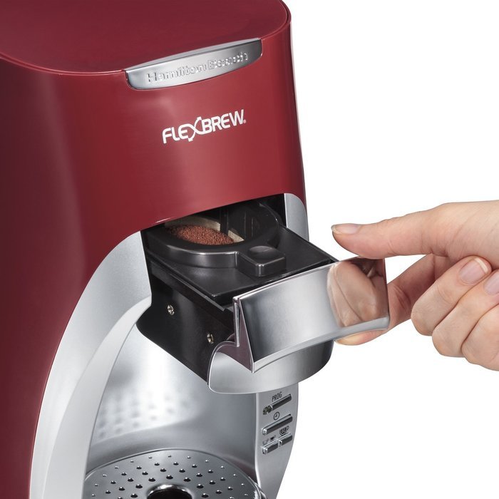 Hamilton Beach 49996 FlexBrew Programmable Single-Serve Coffeemaker, Black N5