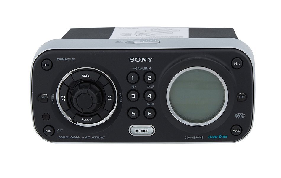 Sony CDX-HS70MS Marine Stereo Radio and CD Player