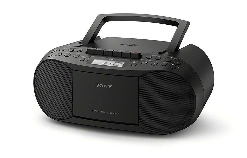 Sony Portable Digital Tuner AM/FM Radio Tape Cassette Recorder & CD Player Mega Bass Reflex Stereo Sound System... N2