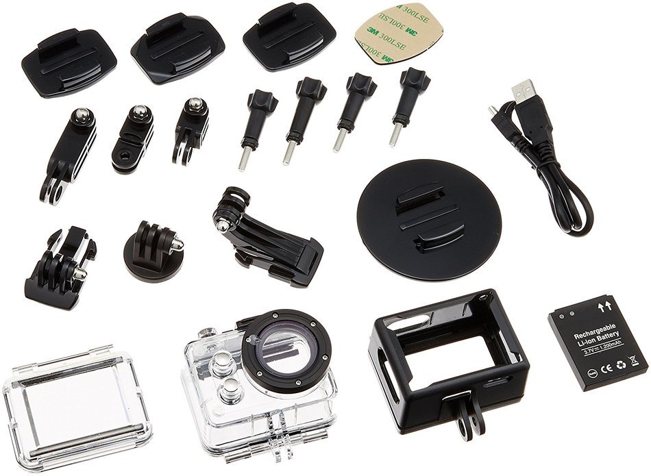 INBYTE 60FPS support full HD action cam wearable camera ISAW Extreme 60m fully waterproof N3