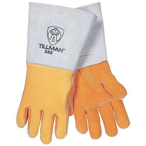 Stick Welding Glove, Gold, XL, PR by Tillman