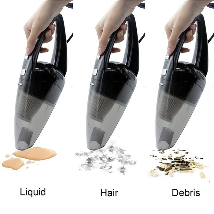 Car Vacuum Cleaner 120W, Warmoor 12V 3000PA Suction Portable Handheld