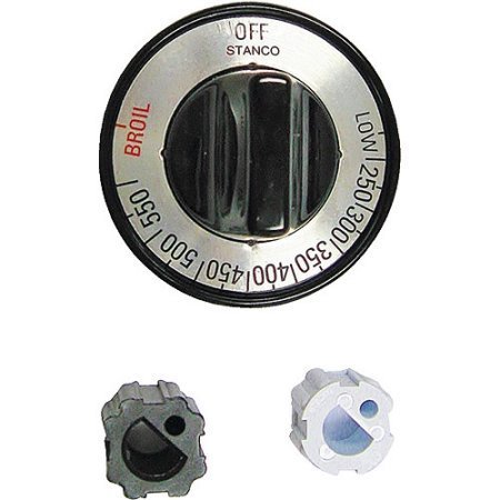 Stanco 118 Gas Oven Knob, Black