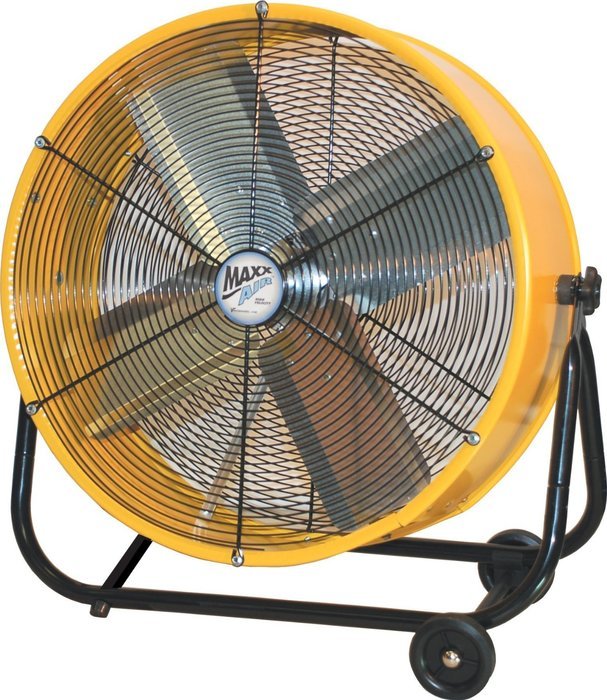 MaxxAir BF24TFYELUPS 24-Inch High Velocity Air Movement Two Speed Portable Air Circulator, Yellow